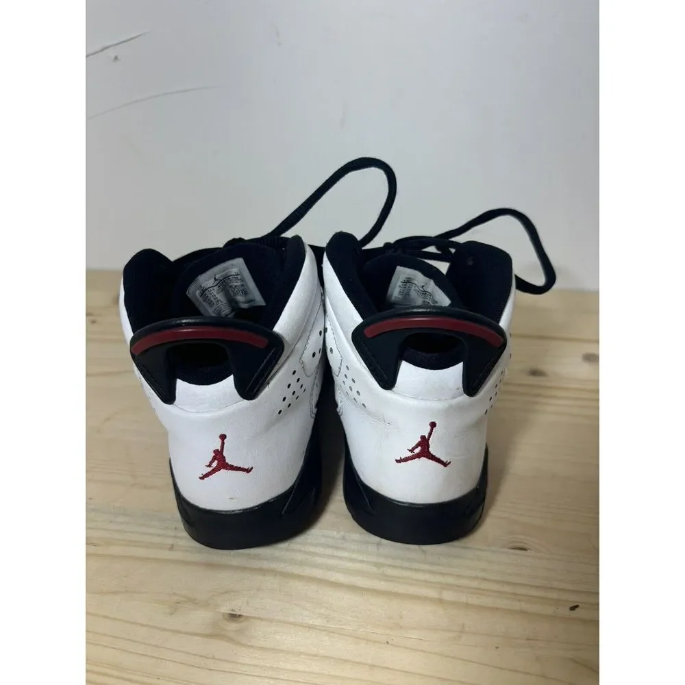 Air Jordan Little Kids White Red Black Basketball Shoes Youth Size 13C‎ U20